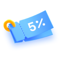 백화점 5% 상시 할인 이미지